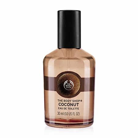 the body shop椰子淡香水30ml 美体小铺女士持久留香edt 清新椰香_7折