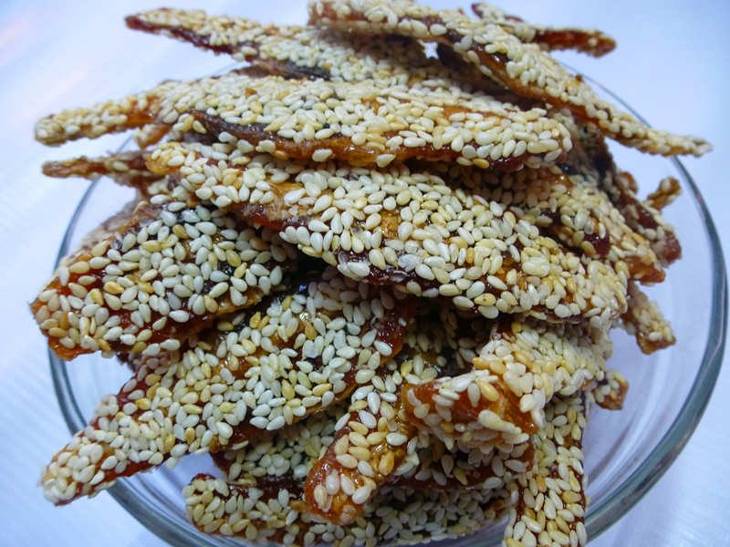 北海特产 香酥芝麻鱼排 芝麻鱼骨鱼仔 美味海鲜零食小吃 2件包邮