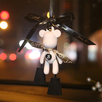Cute car pendant net red plaster bear car hanging rear-view mirror decoration goddess in car supplies perfume in addition to peculiar smell