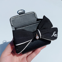 Car Supplies Cute Bow Tie Air Outlet Set box Multi-functional onboard phone Debris Storage Containing box Female