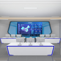Customized baking varnish monitoring command center console console console console Taiwan control desk security monitoring desk