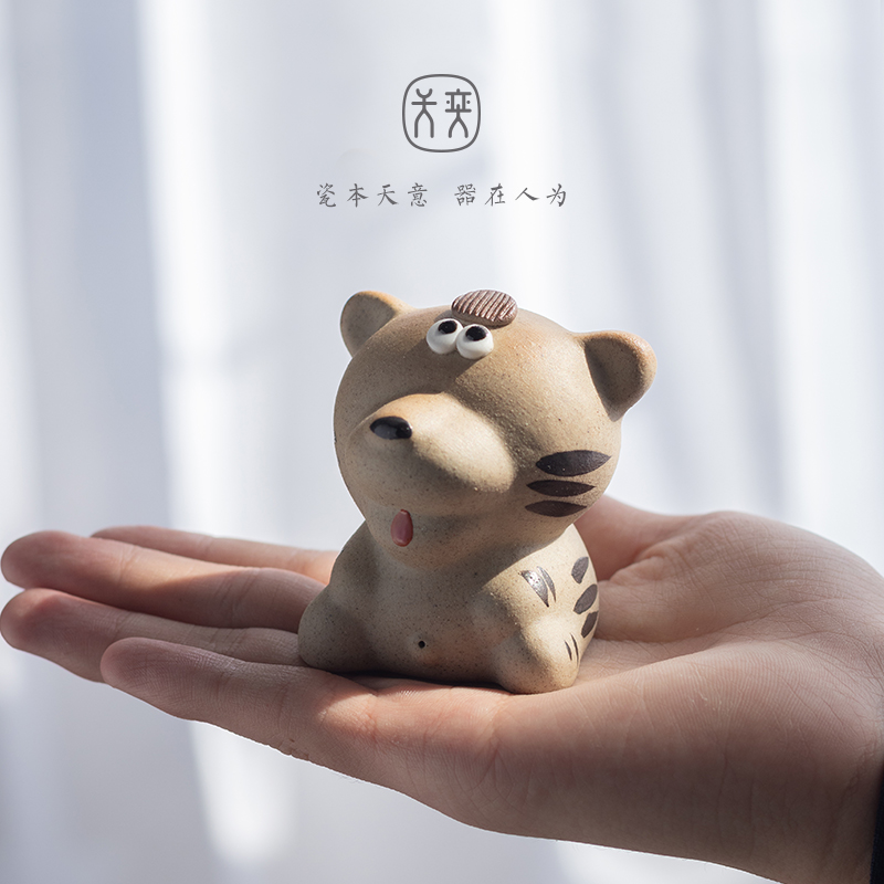 Chinese zodiac tea pet day game play jingdezhen ceramic tea tea tray was small place can be a creative hydraulic fortune