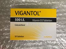 Germany Merck Vigantoletten Baby Children VD Vitamin D3 Baby calcium D500 Fluorine-free