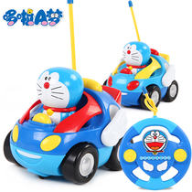 Remote control car electric baby Doraemon wireless toy car Music 1-6 year old childrens toy boy birthday gift