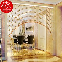 Gura gourd bead curtain Crystal curtain Door to bedroom Bathroom Kitchen window Living room Balcony partition Arch