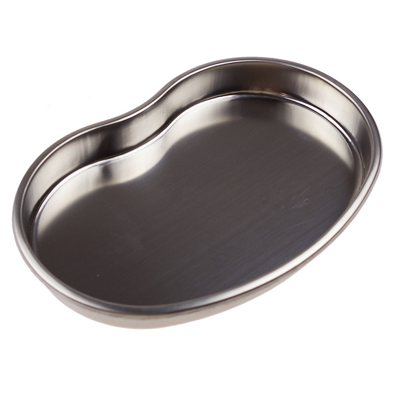 不锈钢弯盘 小号 手术盘消毒盘 牙科不锈钢弯盘腰子盘 托盘