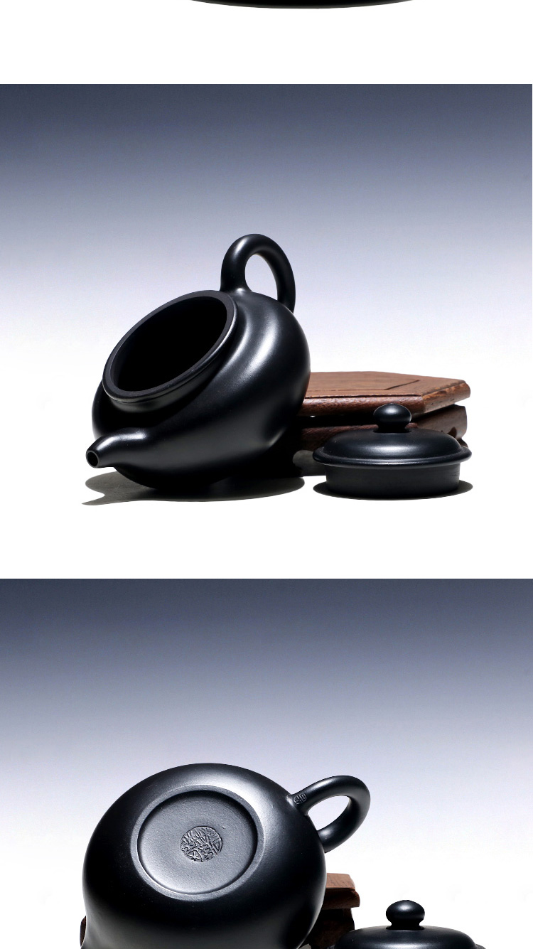 宜兴紫砂壶吴荣华手工茶壶 紫朱泥还原烧 仿古壶