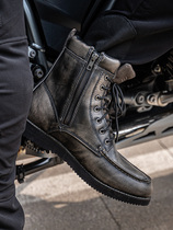 ARCX Yaku L60643 motorcycle locomotive boots mens cowhide waterproof boots casual personality high-top shoes