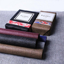 Linen special wrapping paper hot stamping silver festival gift box lover bouquet DIY handmade decoration waterproof