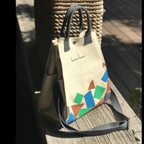 Zongzi bag ice dumpling bag thick canvas bag custom printed logo figure shoulder crossbody shopping portable canvas bag custom