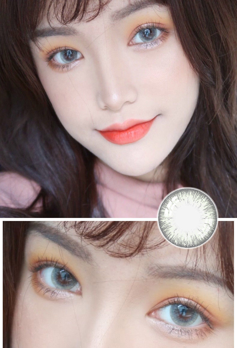 缇娜美瞳年抛女大小直径正品大牌虹膜绿混血半年抛日抛隐形眼镜tn_vip