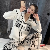 Snow White Coral Fleece Pajamas Winter Women 2022 New Cotton Plus Velvet Cute Net Red Style Homewear Spring and Autumn