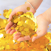 Net red transparent balloon sequins golden stars filled with Boo ball birthday party layout wedding room decoration confetti flower Flower