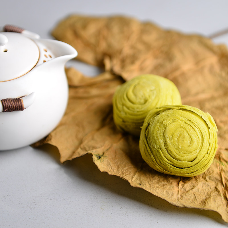 香楠龙井绿茶酥240g传统糕点杭州特产礼盒办公室好吃的茶点心零食