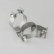 Car modification exhaust pipe clamp 304 stainless steel clamp pipe clamp diameter 51—60—65—70—76