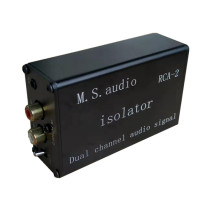 Audio isolator RCA-2 dual stereo broadcast audio current sound filter canceller new promotion