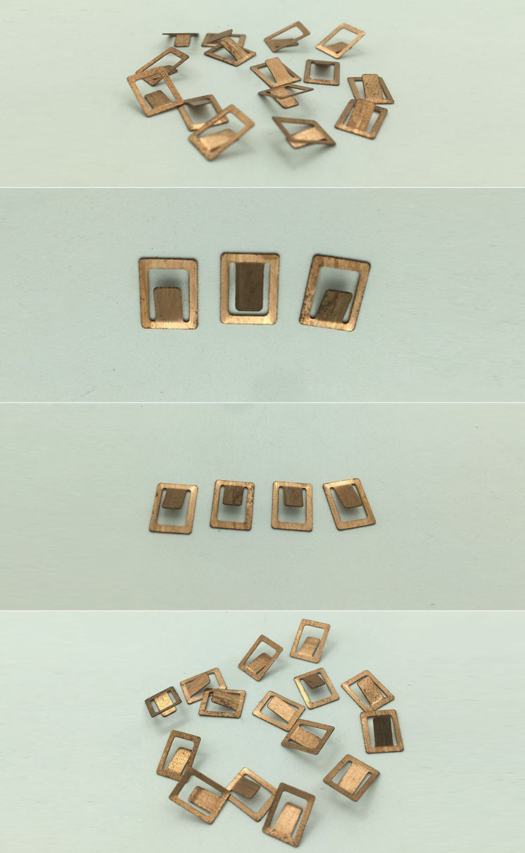 电池2032负极接触片磷铜6x8mm长方形负极电池弹片