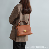 Real leather handbag woman large capacity Jane about 2021 new tide 100 hitch lift for leisure 100 hitch surge satchel bag