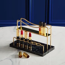 bencross cosmetics storage box desktop dressing table marble display rack lipstick rack Net Red