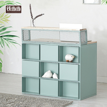 Cash register counter simple modern small childrens clothing shop bar table childrens decoration clothing store cash register cabinet