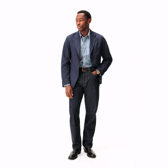 HFTX2025 spring new dark blue loose top casual suit
HFTX2025 spring new dark blue loose top casual suit