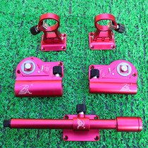 High-end Boan fishing box accessories 360-degree rotation left and right interchangeable aluminum alloy fishing special clearance free installation