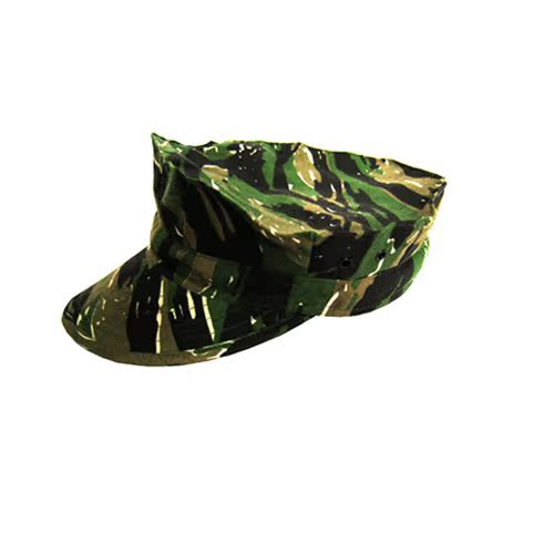 虎斑迷彩八角帽作训帽男女户外帽遮阳帽子战斗帽