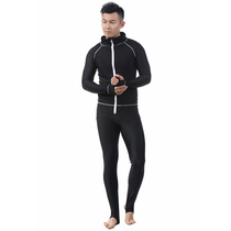 Mens long sleeve wetsuit Snorkeling suit Jellyfish suit Sunscreen suit Full body swimsuit Surfing equipment