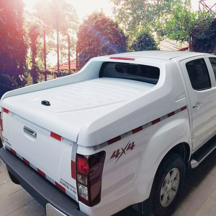 江西五十铃dmax皮卡车带龙门架款多变体后箱货箱尾箱平板盖子改装