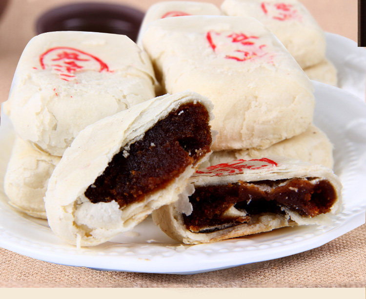 正宗天津枣泥糕糕点大桥道枣泥卷白皮酥枣泥馅点心枣泥饼传统糕点