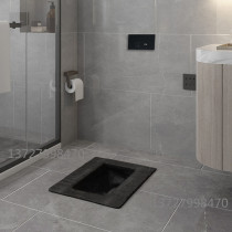 Black squatting pit embedded hidden induction into the wall water tank concealed urinal squatting toilet squatting pit squatting toilet