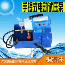 Small portable electric pressure test pump PPR water pipe test machine parallel bar pressure pump press machine floor heating pump