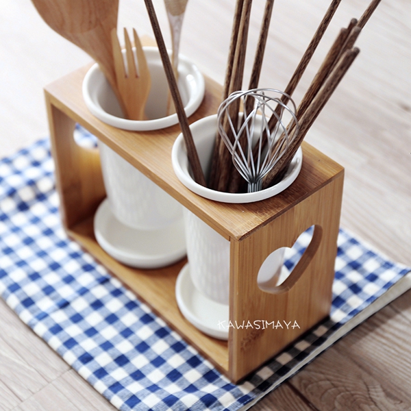 Sichuan in Japanese ceramic cage shelf chopsticks chopsticks basket household kitchen spoon put chopsticks tableware receive a case