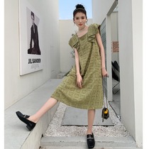 SANDRO VICARI sleeveless vest dress female 2021 new design sense niche temperament polished skirt