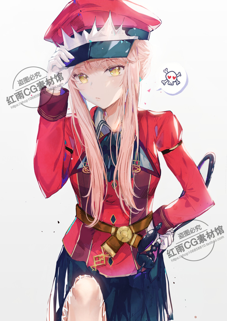 二次元动漫军装角色原画人物设计素材美术绘画参考图集插画cg资料
