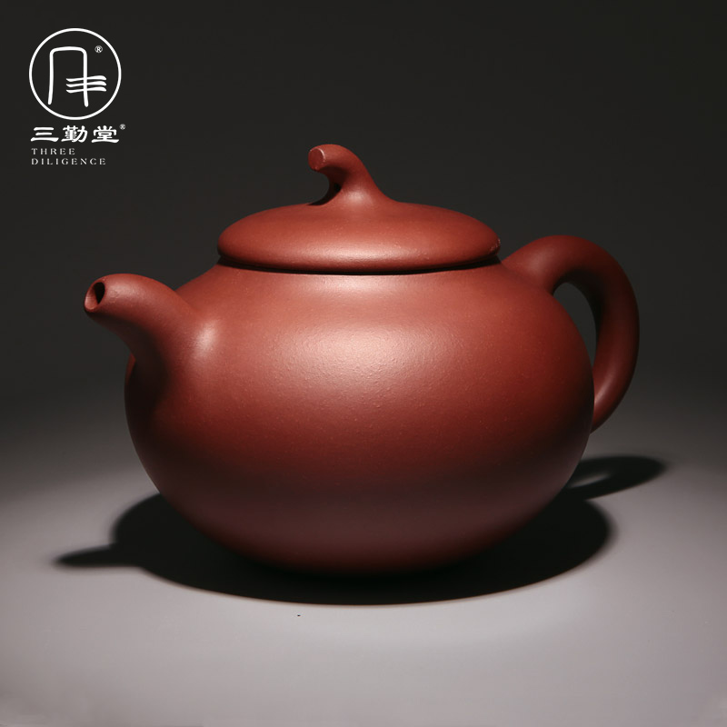 Three frequently hall are it yixing famous checking undressed ore in tomato pot of kung fu tea pu - erh tea teapot S26018