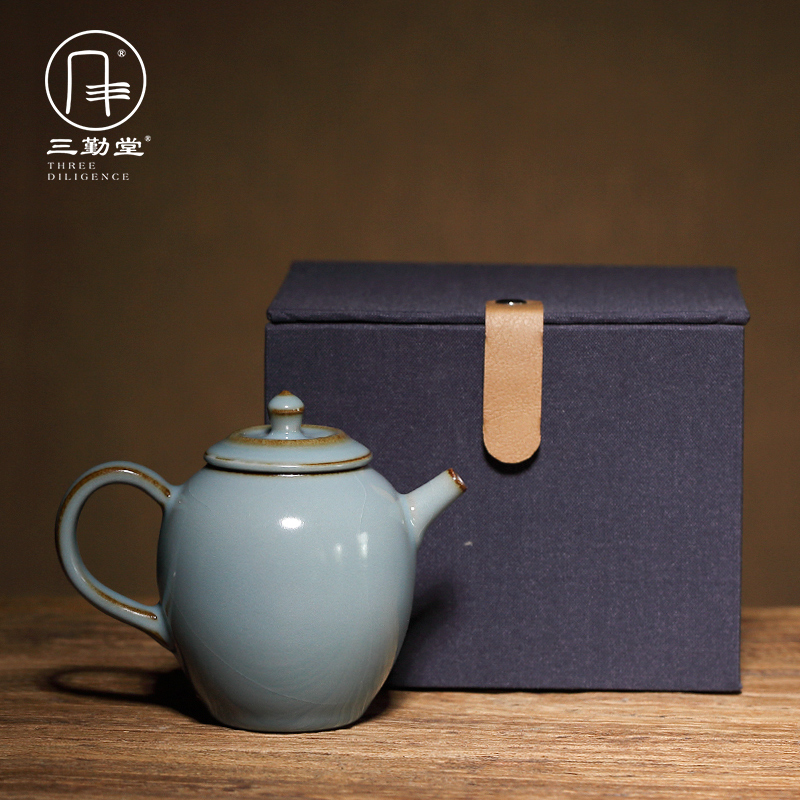 Three frequently hall your up household the teapot tea ware jingdezhen ceramic tea bags are single pot S24011 kung fu tea set manually