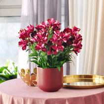 Water Fairy Lily Simulation Table Pendulum Flower Art Chinese Style Home Living Room Office Holiday Decoration Pendulum art387