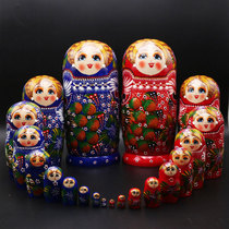 Russian doll paint 10 layers of strawberry flower paint birthday gift high - grade gift to Chinese wind
