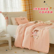Class a baby children cotton grinding autumn winter quilt baby kindergarten soybean quilt core winter 120x150x200
