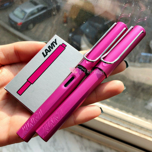 2018限量色活力粉宝珠笔德国lamy凌美alstar恒星粉色签字笔