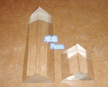 High transparent plexiglass acrylic triangle bar reinforced strip acrylic triangle edge strip any size