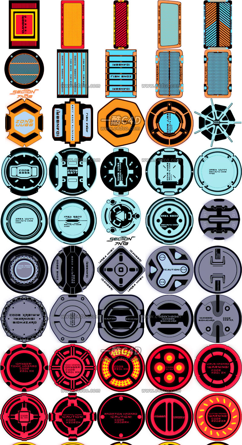 100科幻符号标志图案贴图2kpng图片