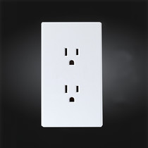 American standard two-way socket panel 15A three-hole panel wall 118 type American power socket panel multi-function