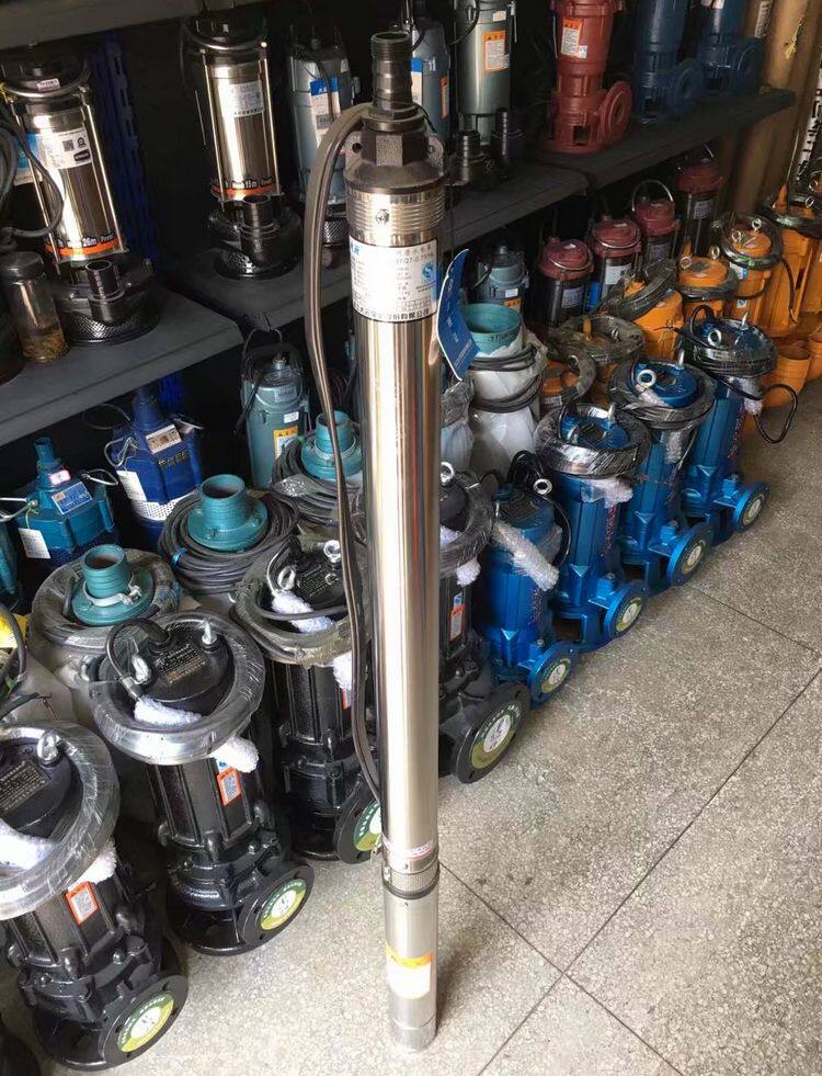 浙江大元深井潜水泵 不锈钢深井泵 家用深水高扬程多级220v 75mm