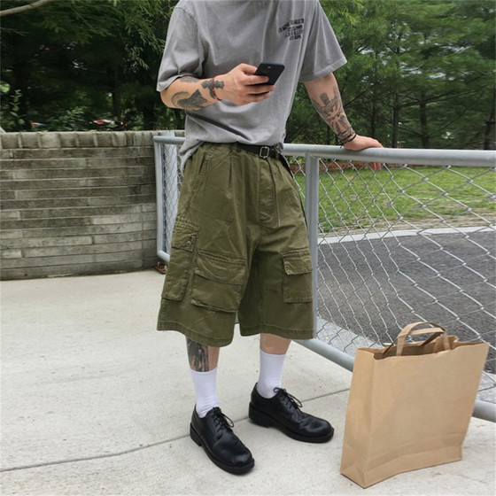 MRDONG Korean men's clothing purchasing function tooling design retro washing niche wide-leg Bermuda casual shorts
MRDONG Korean men's clothing purchasing function tooling design retro washing niche wide-leg Bermuda casual shorts