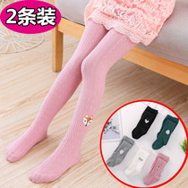 Girls autumn and winter pantyhose pantyhose cotton childrens one-piece socks female baby leggings wearing foreign girl