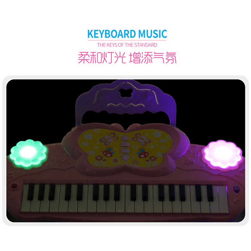 儿童电子琴带麦克风宝宝益智小孩多功能钢琴女孩音乐玩具礼物产品展示图5