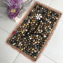 Pebble foot massage foot mat Shiatsu board Stone road dense rain stone foot massage real stone mat walking blanket
