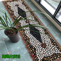 Cobblestone foot massage foot pad Household rain stone foot massage walking blanket Stone road acupuncture point goose soft stone floor mat